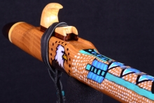 Mulberry Native American Flute, Minor, Mid F#-4, #G22C (9)